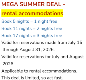 SUMMER DEAL